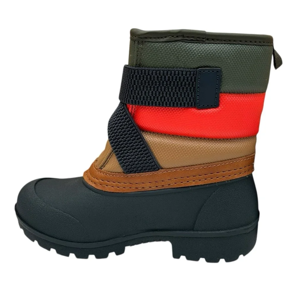 Carters Toddler Boys Girls Snow-Cold Weather Boots‎ Size 8 Colorblock Mid Top